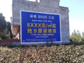 元江品牌公司青睐的墙体广告