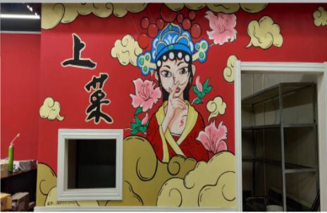 元江墙体彩绘的发展和应用