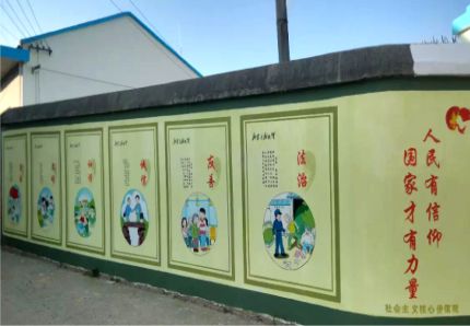 元江文化墙施工攻略